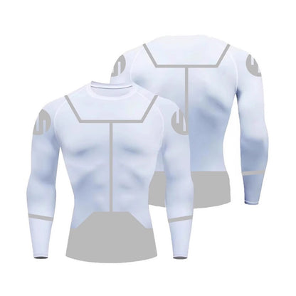 Invincible Cosplay Rash Guard Diving T Shirt BJJ RashGuard Long Short Sleeve MMA Clothing Men Women Viltrumite Gym Shirt Costume