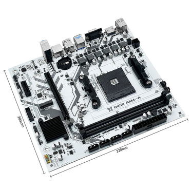 Placa-mãe MACHINIST B450 Processador AMD Memória DDR4 de canal duplo Placa principal AM4 M.2 NVME (Suporta CPU Ryzen 5500 5600 5600G)
