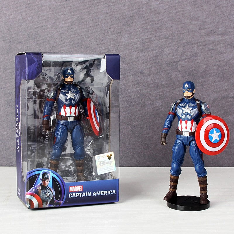ZD Toys Vingadores Lendas Homem de Ferro Homem Aranha Thor Capitão América Thanos Hulk Máquina de Guerra Bonecos de Ação Presente