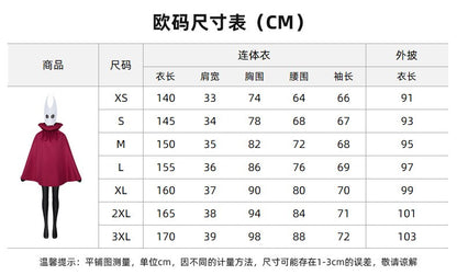 Empty Knight Silk Song Cos Costume Halloween Bumblebee Women's Anime Dance Platform Dress Outer Coat Jumpsuits Headgear