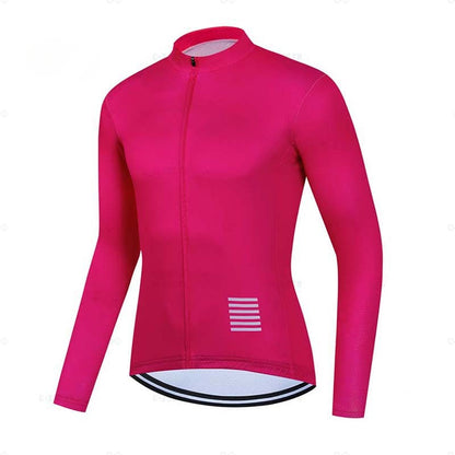 Men Cycling Jerseys White Long Sleeves Autumn Cycling Clothing MTB Pro Team Bike Shirts Bicycle Clothes