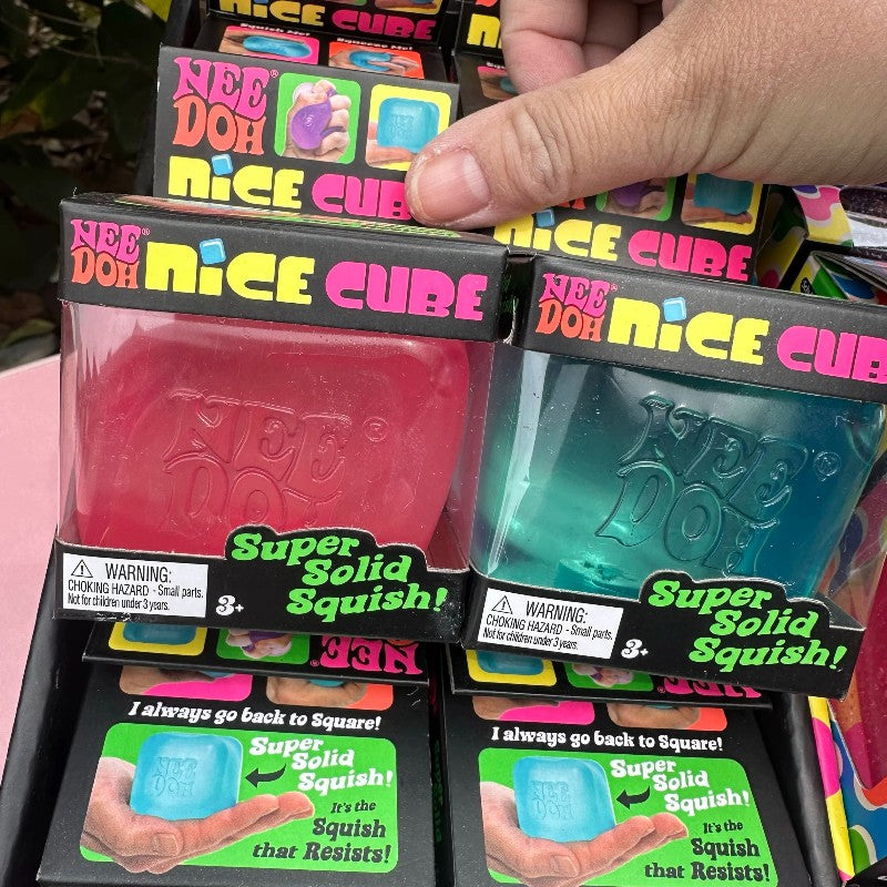 3pcs Nee Doh Jellyfish & Cube Squish Toy - Soft Jelly Squeeze Stress Relief Fidget, Sensory NeeDoh for Kids & Adults 2026@?