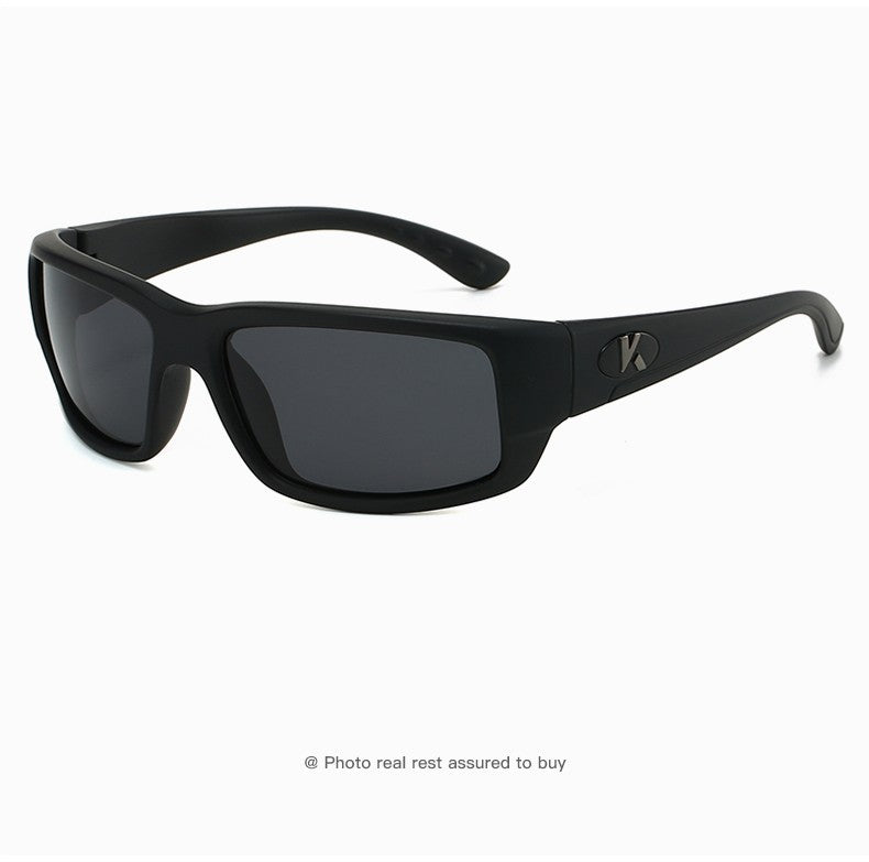 Óculos de Sol Polarizados KAROS Masculinos Leves para Esportes ao Ar Livre Dirigir Óculos de Sol Masculinos Lente em PC Armação UV400