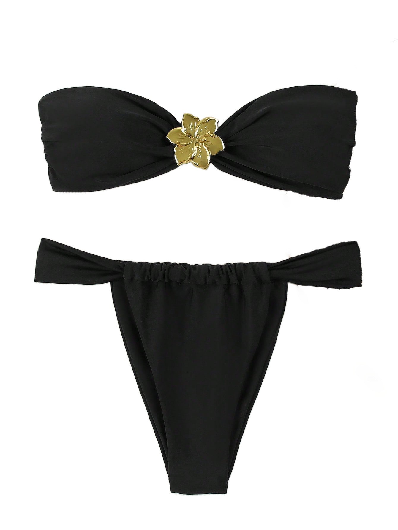 "2025 Sexy Bandeau Push-Up Bikini Set - Brazilian Thong Swimwear for Women";;VERDADEIRO;;"JY777-RE,L