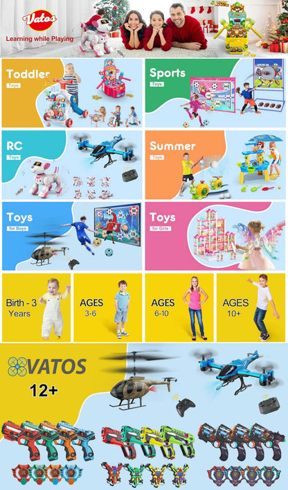 VATOS Recarregável Valor de Saúde Dados SYNC Pistola Laser Tag Infravermelho Conjuntos Laser Tag 4 Coletes Luz Brilhante Jogo Lazer Tag para Adultos f