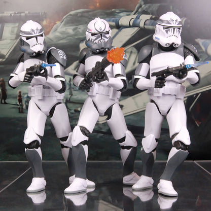 New Body(JOV3.0) - Star Wars 104th Trooper Wolf Pack Boost Sinker Comet Kamino ARC Trooper Grey Team 6" Boneco Articulado Brinquedos de Clone