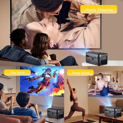 Magcubic Auto Focus HY450C Ultra Short Throw Projector With Auto Offset 1080P 8K HD 900 ANSI WiFi6 BT5.4 Allwinner H716 Voice