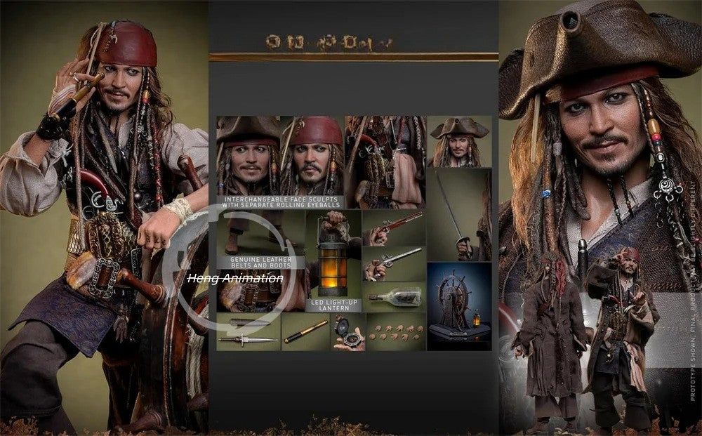 HT DX37 DX38 DX38AE Capitão Personagens Clássicos de Filmes em Escala 1/6 Conjunto Completo para Boneco de Ação de 12 polegadas Brinquedos Pirata