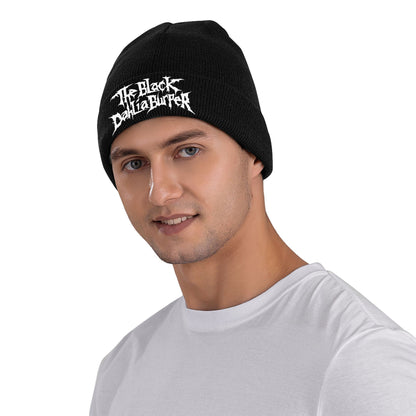 THE BLACK DAHLIA MURDER Gorros de Banda Chapéus de Tricô Masculino Feminino Y2K Legal Elástico Outono Bonés de Ginástica Design Toucas