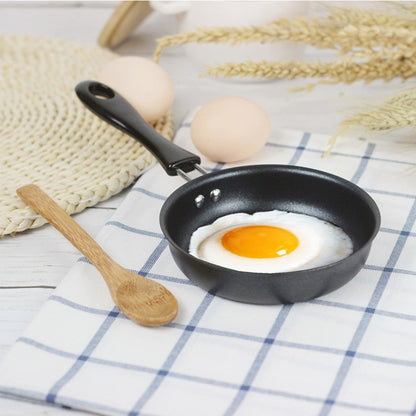 Mini Frigideiras para Omelete Panela para Fritar Ovo Frigideira para Bife Panela Antiaderente Panela de Ferro Fundido para Fritar Omelete e Panqueca 12/16/18cm
