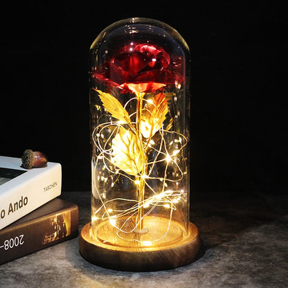 2026 Drop shipping Galaxy Rose Artificial Flowers Beauty and the Beast Rose Wedding Decor Creative Valentine's Day Mother's Gift