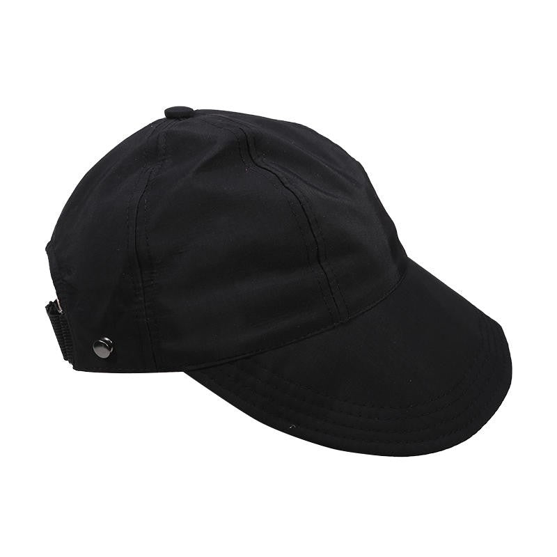 Chapéu de pescador feminino de verão com aba larga, chapéu de sol dobrável e portátil para meninas, chapéu de sol simples ajustável para proteção solar ao ar livre