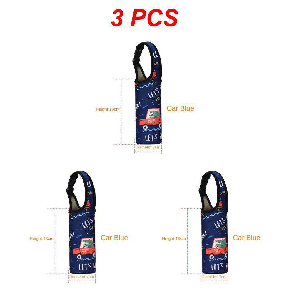 Baby Bottle Cover Portable Water Bottle Case Sleeve Sports Insulation Water Bottle Covers Pouch With Strap Holder Bottle Bag