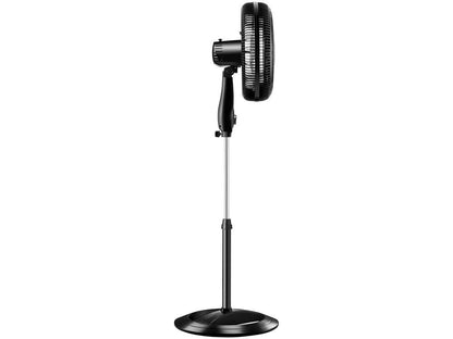 Turbo Mondial Column Fan NVT-40C-8P-B 40cm 8 Speeds 3 Speeds Black and Silver-220V