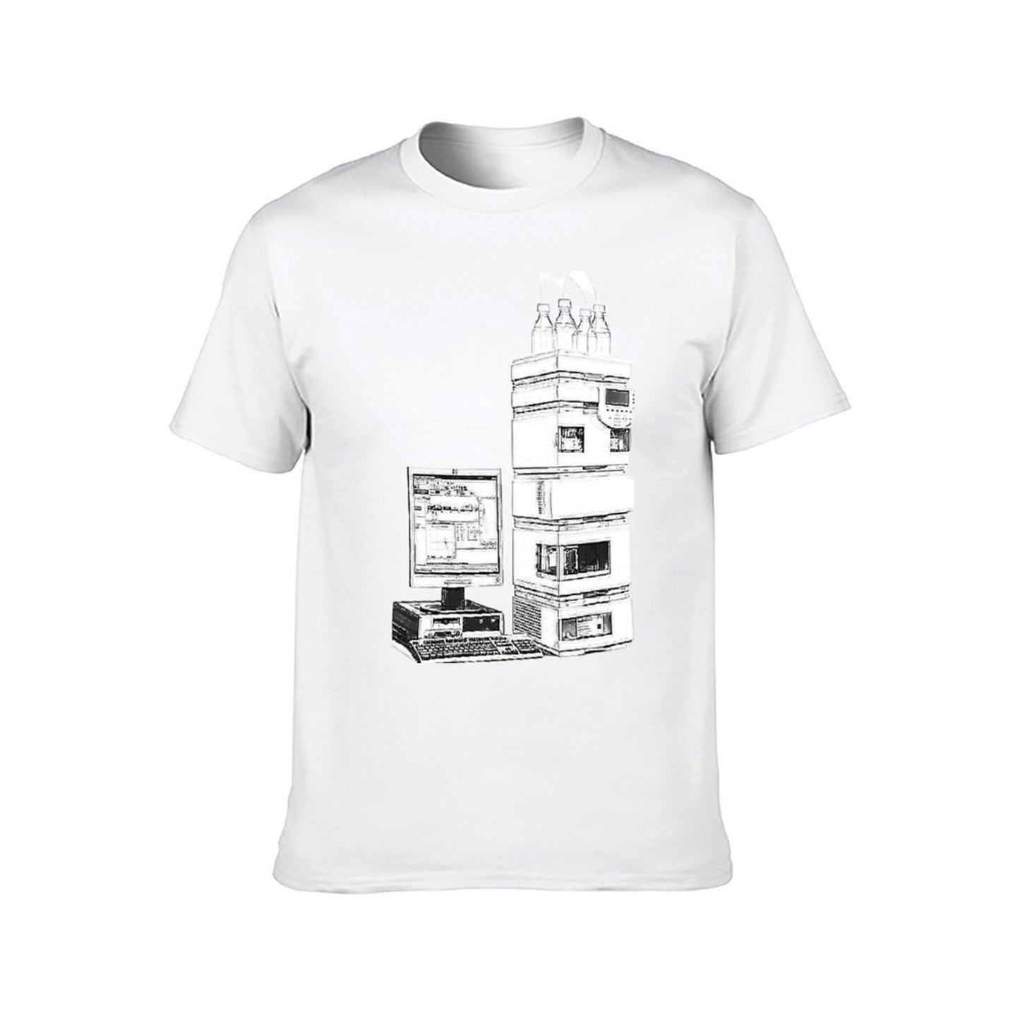 HPLC T-Shirt cotton t shirts high quality black cotton t-shirt plain for man package T-Shirt