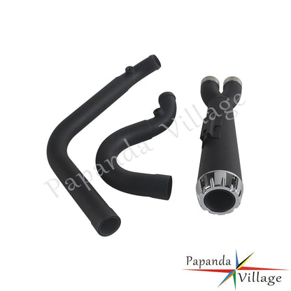 Motorcycle Full Exhaust Pipe Exhausts System Mufflers For Harley Dyna Wide Super Glide Fat Street Bob Low Rider FXDF 2006-2017