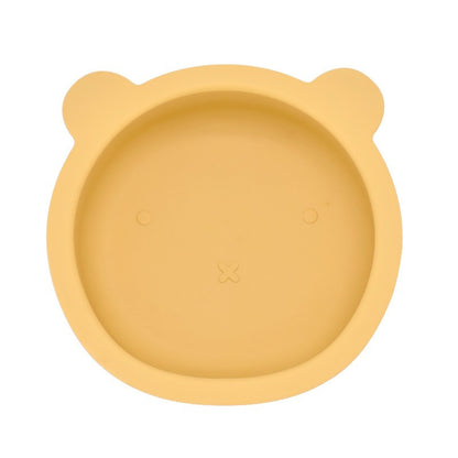 BPA Free Baby Silicone Feeding Bowl Cartoon Dishes For Kids Suction cup Anti-Drop Non-Slip Dinnerware Autonomous eating training