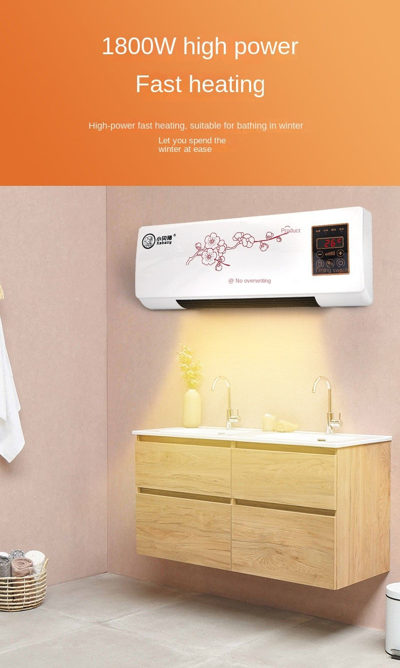 Climatizador e Aquecedor de Parede Doméstico Ar Condicionado Portátil Ventilador Pequeno