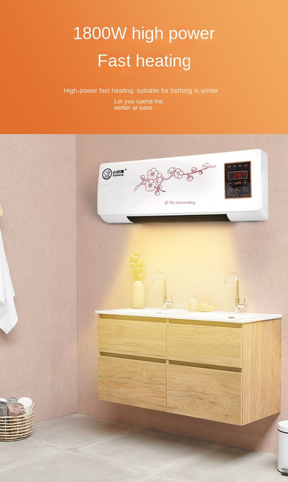 Climatizador e Aquecedor de Parede Doméstico Ar Condicionado Portátil Ventilador Pequeno