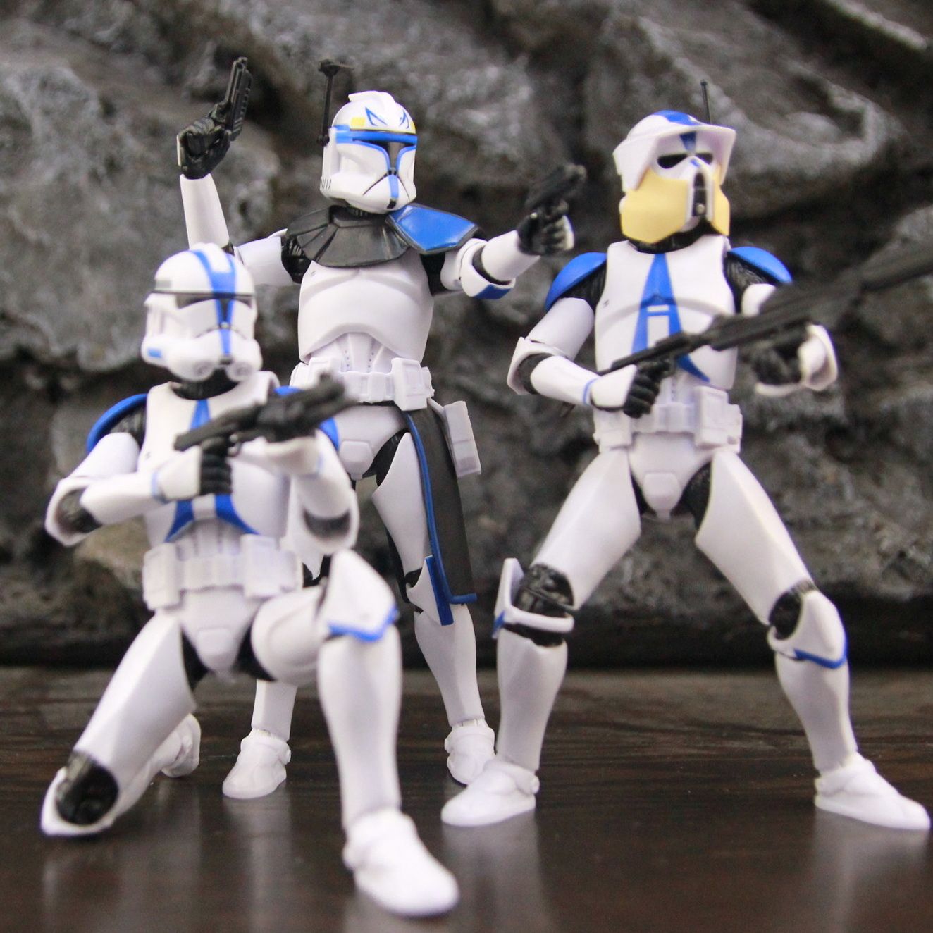 Star Wars 501st Legion ARF ARC Trooper Jesse Hardcase Commander Bane Denal Tup Dogma Boneco de Ação 6" Fase 2 Rex Team Clone Brinquedo