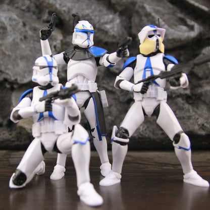 Star Wars 501st Legion ARF ARC Trooper Jesse Hardcase Commander Bane Denal Tup Dogma Boneco de Ação 6" Fase 2 Rex Team Clone Brinquedo