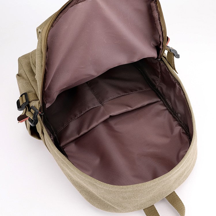 Men's large capacity travel backpack, suitable for different groups of people, adjustable shoulder strap length, multi compartme