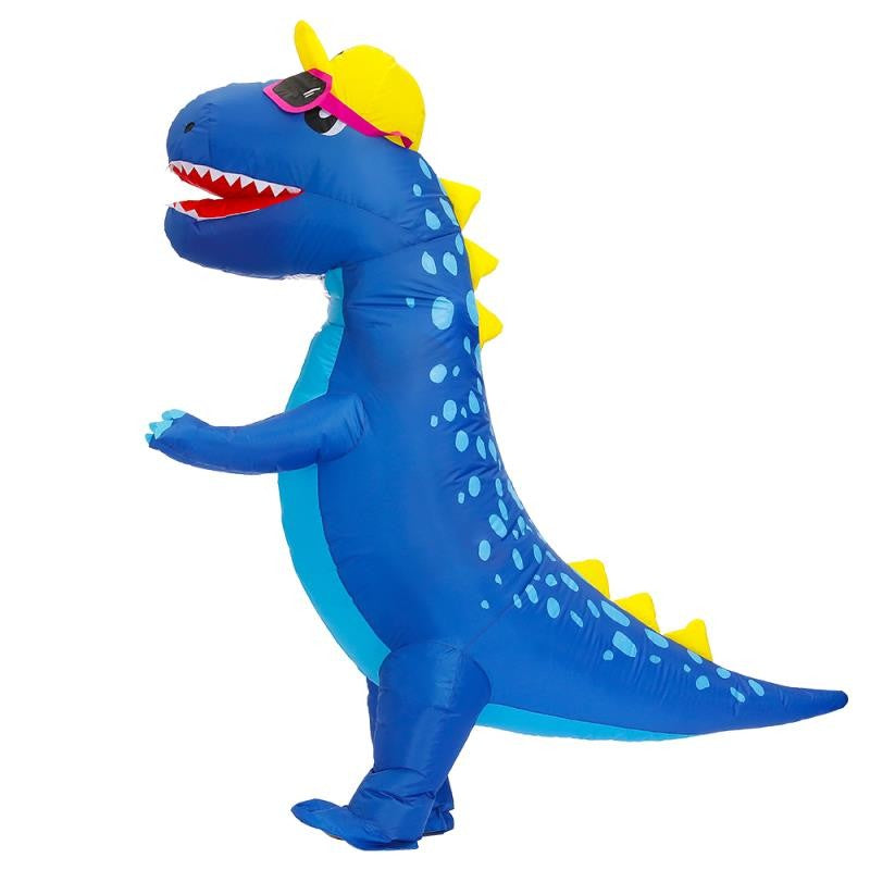 HOT Anime Dinosaur Inflatable Costume Party Mascot Costumes Suit Disfraz Cosplay Halloween Costumes For Adult Kids Dress