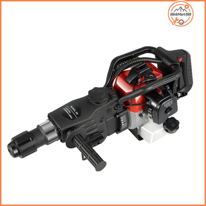 Martelo Demolidor Elétrico de 1000W | Martelo Demolidor a Gasolina de 33cc | Martelo Quebra-Rocha para Abertura de Fendas no Solo
