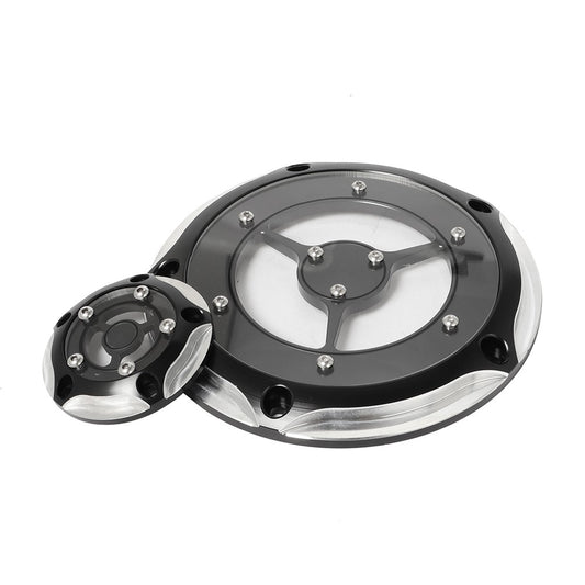 Motorcycle 5 Holes Derby Timing Timer Cover CNC Engine Cover For Harley Touring Street Glide Softail Night Train Dyna 1999-2017