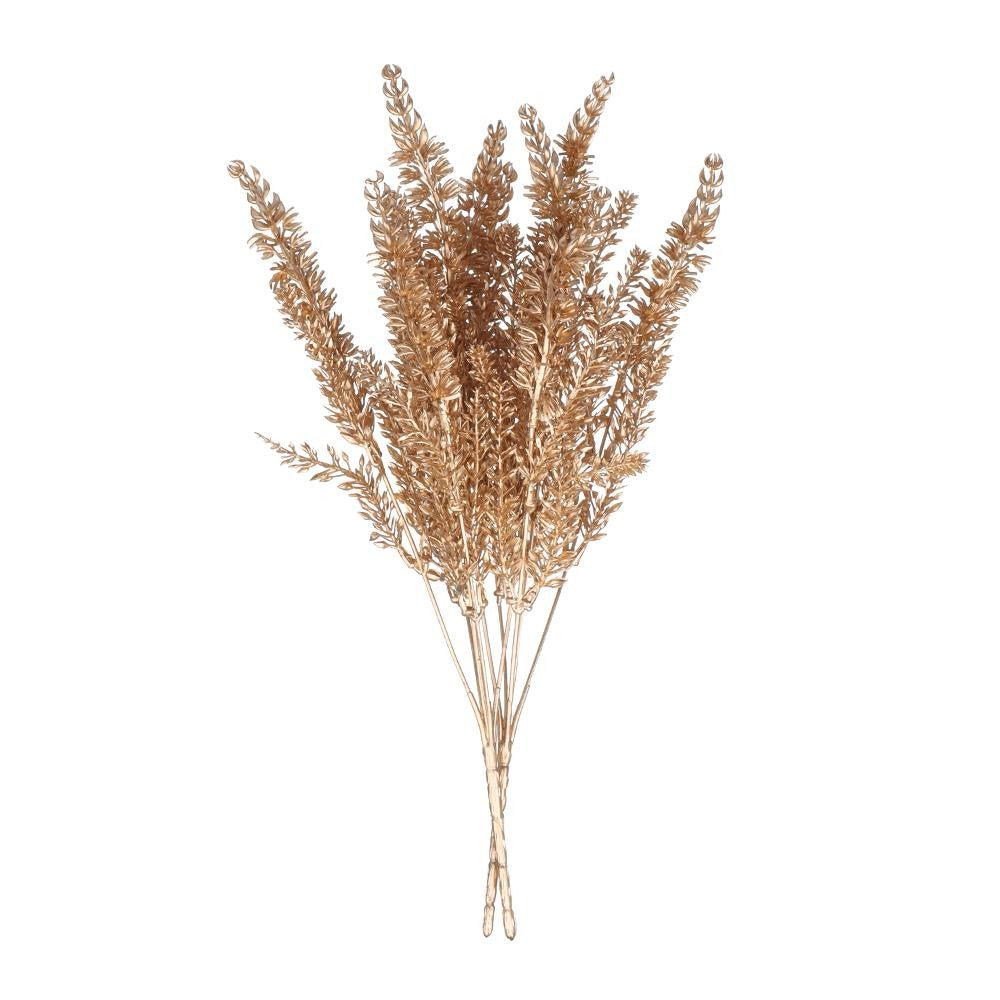 Simulation Flower Christmas Ornament Home Decorations Christmas Artificial Flower Simulation Leaf Artificial Plant Gold Silver