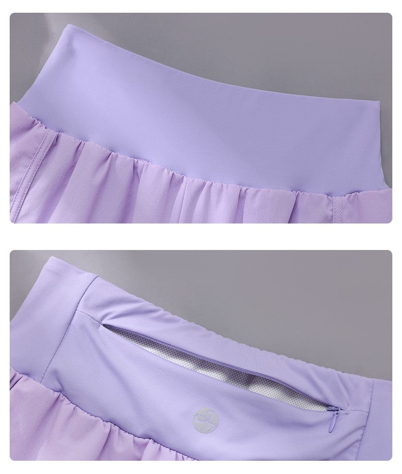 DRUR Sports Shorts Women High Waist Loose Yoga Shorts With Pocket Female Short Pants Woman's Gym Running Shorts Fitness Clothes