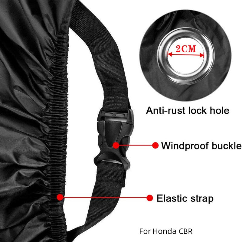 Capa de Moto Impermeável Externa Protetor UV contra Poeira e Chuva Para Honda CBR 125R 954 600 F4i 650F 650R 1100XX 1000F