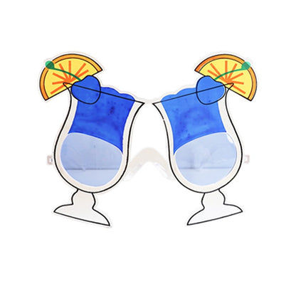 Summer Flamingos, Wine glasses Cosplay Anime Party Glasses Hawaiian Party Dress-up Beach Sunglasses Party Support Wholesale