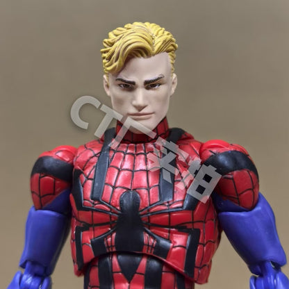 Gama completa em estoque Ct Toys Homem-Aranha Mafex 143 Ben Reilly Comic Ver The Amazing Spider-Man 001 Anime Action Figure Brinquedos Presente