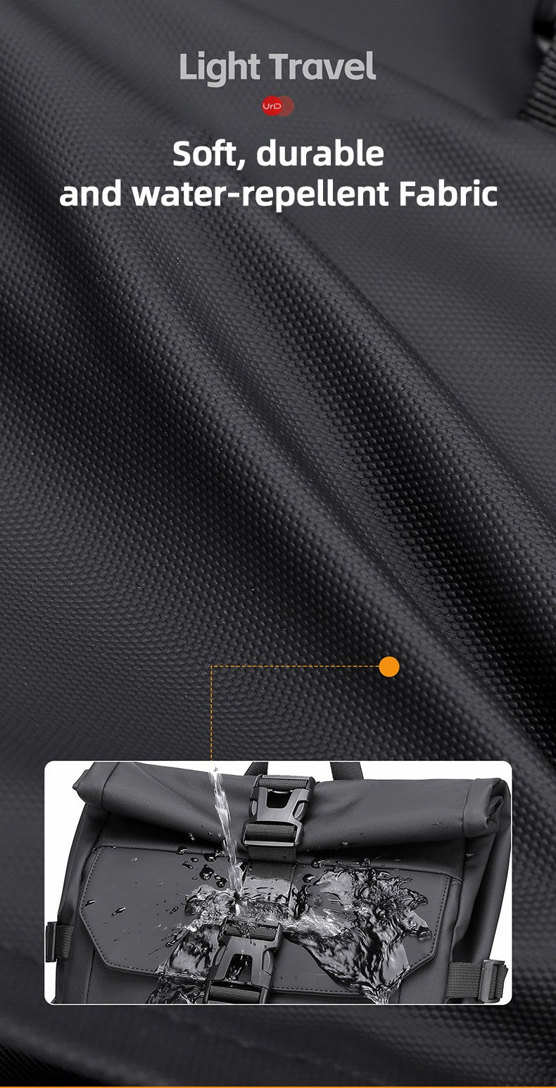 Men's Backpack Roll Top Bag Waterproof Laptop Compartment for Work Travel School Bag Hiking Bookbag Mens Gifts