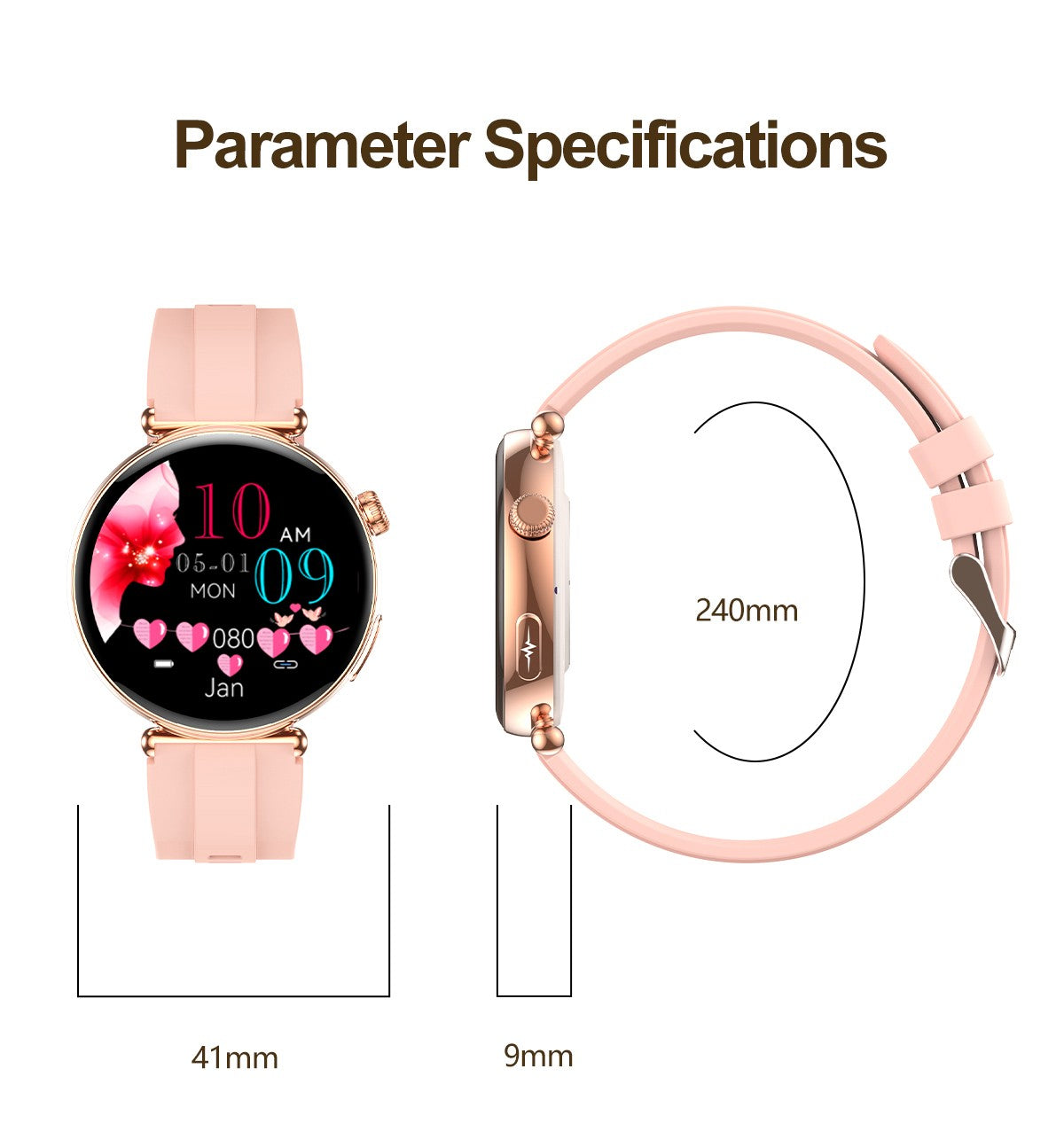 NEW Women Smartwatch 1.32inch AMOLED Screen ECG Sport Watch Blood Pressure Micro physical examination AI dial Health Smart Watch