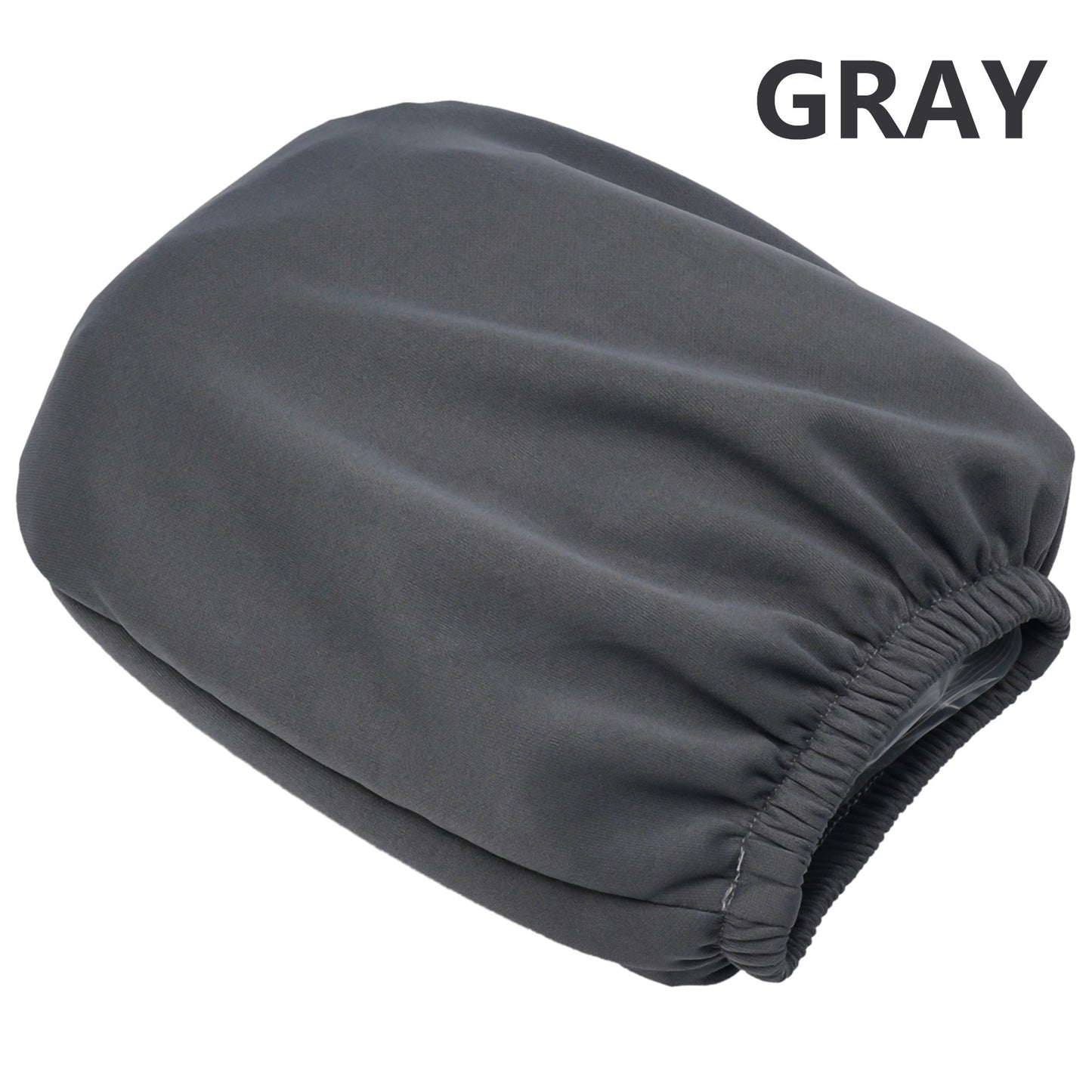 1Pcs Black Premium Cloth Headrest Cover For Car, Truck, SUV, Auto Universal Fit Interior Decorative Parts