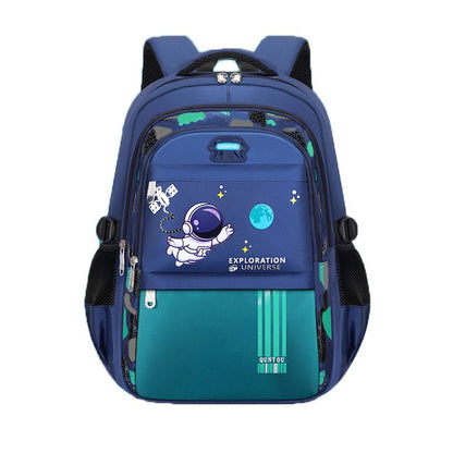 Mochila Infantil Escolar para Meninos, Mochila Escolar de Astronauta, Impermeável, para Livros do Ensino Fundamental, Mochila Infantil