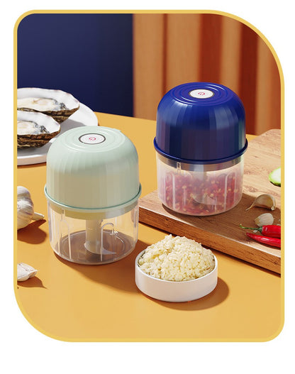 Electric Garlic Masher Garlic Grinder Onion Chopper 260ML Meat Grinder Ginger and Chili Grinder Kitchen Vegetable Blender