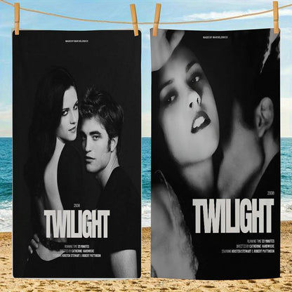 Movie Twilight Cartoon Beach Towel Cute Kawaii Room Decor Bath Girls Children Hand Towels For Bathroom Shower