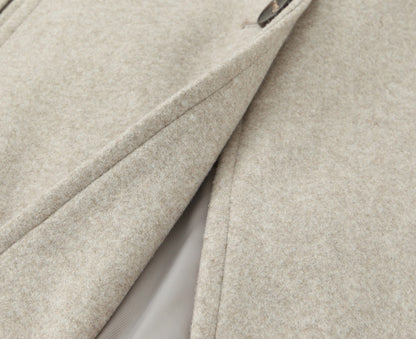 2025 autumn new women's casual fashion simple temperament elegant loose soft padded shoulder coat jacket