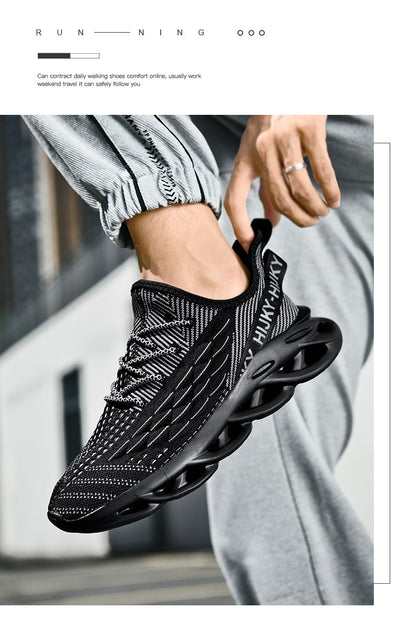 Tênis Masculino Casual Masculino Tênis Masculino de Luxo Tênis Masculino de Corrida Respirável Sapatos da moda Loafers Tênis de corrida para homens