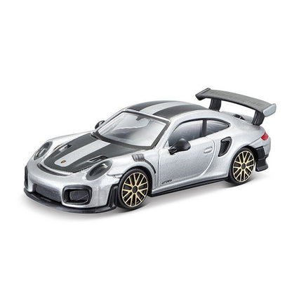 Novidade em estoque Bburago 1:43 Porsche 718 Spyder Rs Liga Miniatura Modelo Diecast Lamborghini Revuelto Toyota Modelo de Carro de Brinquedo Presente para Criança