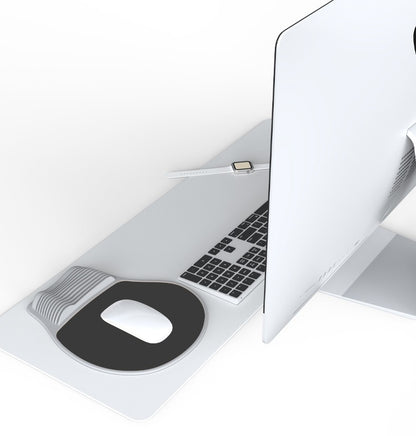 Ergonomic Mouse Pad Wrist Support, Comfortable Mouse Pad Wrist Rest, Relieve Wrist Pain Gel Mouse pad, Laptop, computer, office