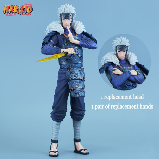 31cm/12.2in Anime NARUTO Figure Senju Tobirama Bonecos de Ação Estátua de PVC Enfeite de Mesa Modelo Colecionável Brinquedos Presentes