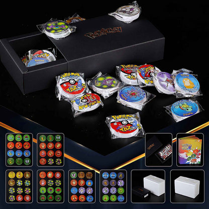 Pokémon Tazos 1/2/3 Geração 160/100/141pçs Card Pogs Pikachu Charizard Treinador Coleção Completa Jogo de Cartas Cheetos Chipitaps Tap