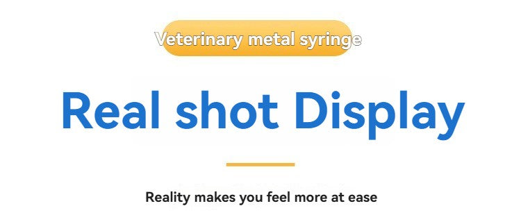 Seringa de aço inoxidável para animais, pistola de injeção de vacina de alta qualidade para porcos, vacas e ovelhas, seringa específica veterinária