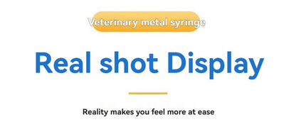 Seringa de aço inoxidável para animais, pistola de injeção de vacina de alta qualidade para porcos, vacas e ovelhas, seringa específica veterinária