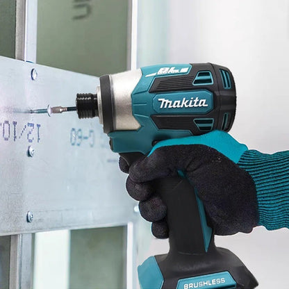 Parafusadeira elétrica sem fio Makita DTD173 1800rpm, chave de impacto 180Nm, furadeira elétrica para madeira/parafusos/modo T, para bateria Makita 18V