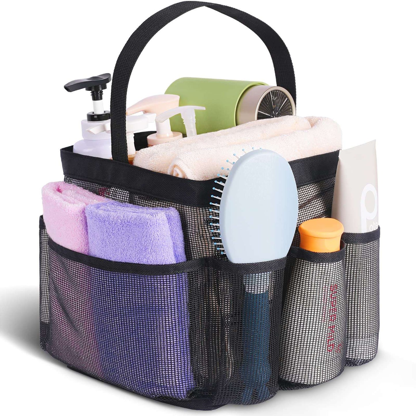 Transparent Mesh Cosmetic Tote Bag Beach Bathroom Shower Accessories Travel Portable Towel Toiletry Handbag Storage Organizer